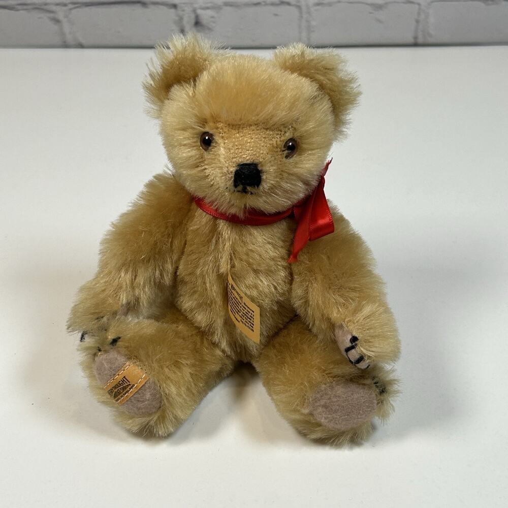 Merrythought 11” Hand Signed Limited edition Jointed Bear 387/1,000.
